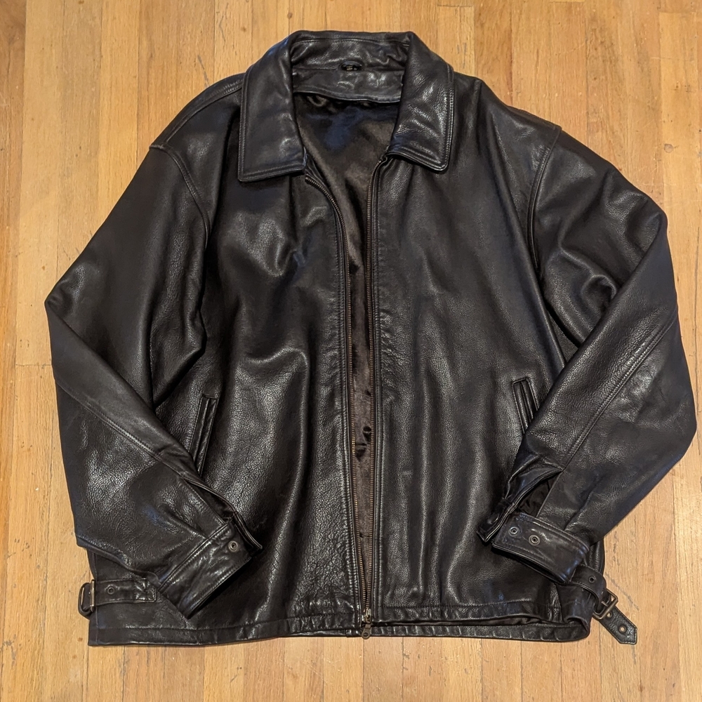 Men's Brown Leather Jacket